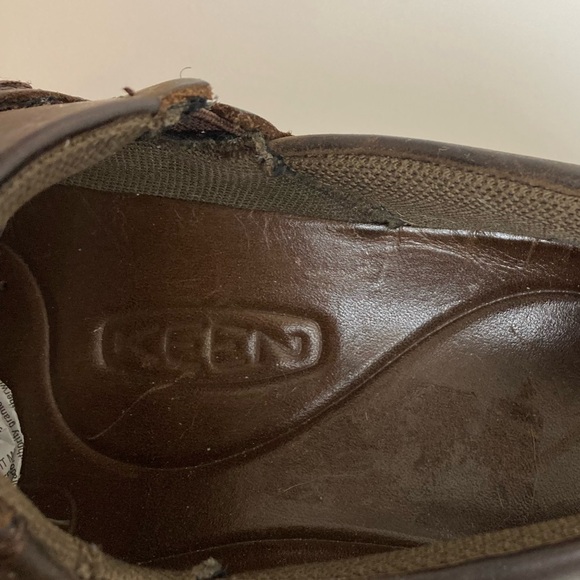 Keen Kaci Brown Leather Full Grain Women’s Slip On Shoes #SR - Picture 3 of 9